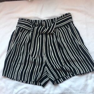 H&M “paper bag” shorts, size 10
